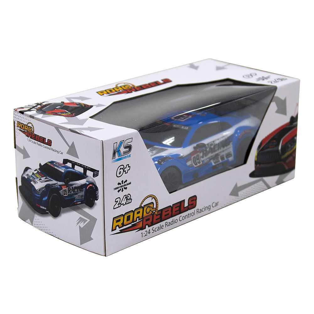 Автомобіль KS Drive на р/к - Road Rebels (1:24, блакитний) Дніпро - фото 2