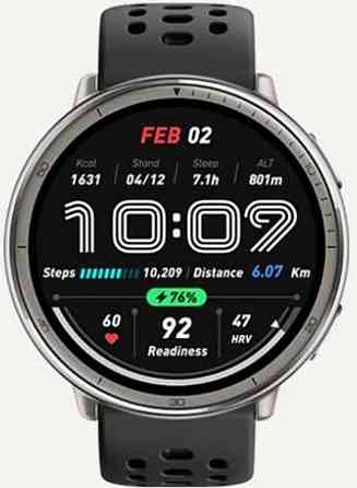 Смарт-часы Amazfit Active 2 Premium NFC Black. Харьков