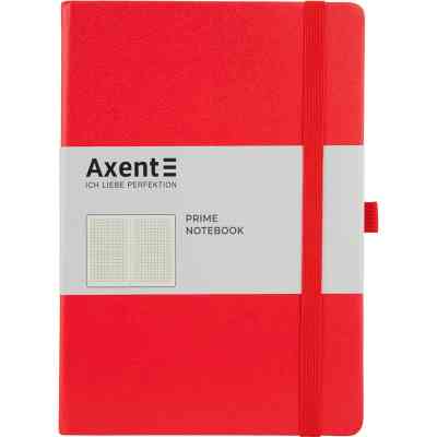 Книга записна Axent Partner Prime 145х210 мм A5 96 аркушів в клітинку Червона (8305-06-A) Вінниця