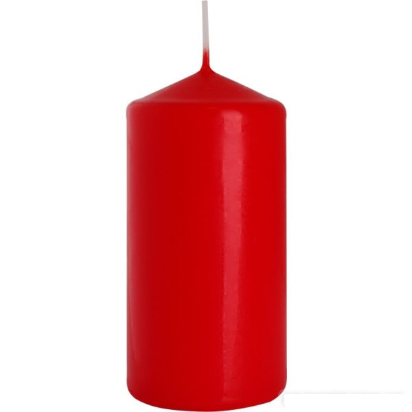Свічка столова циліндр Bispol AURA Candles sw60/120-030 Червонй Луцк - изображение 2