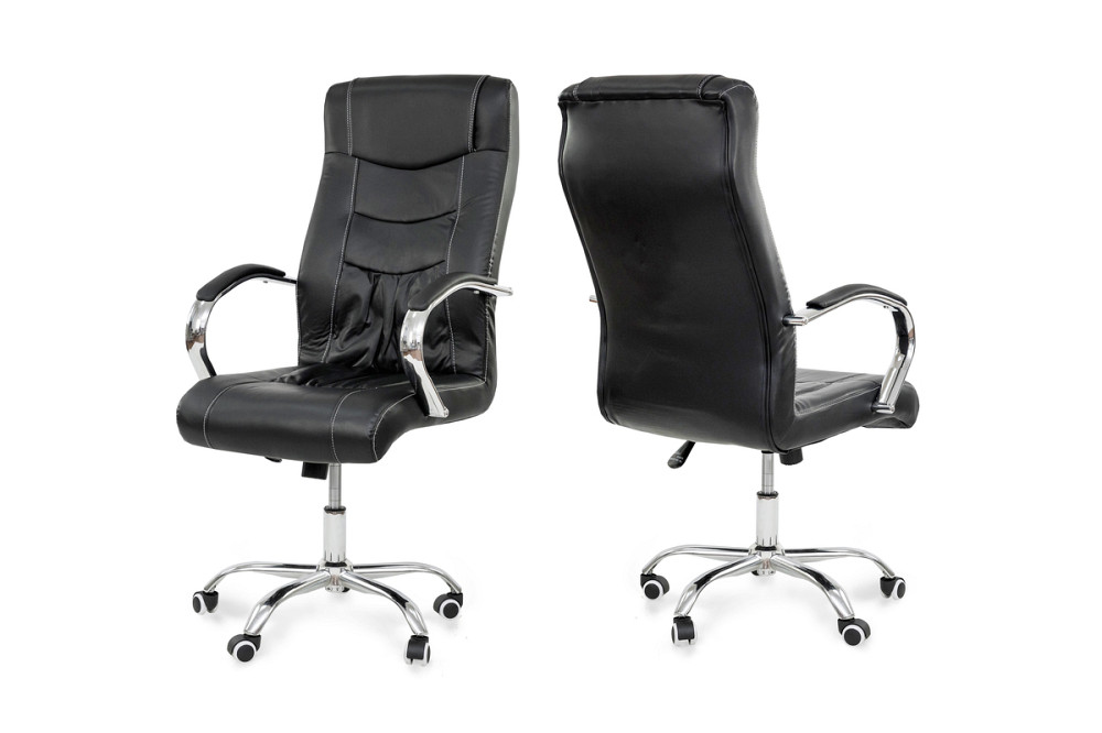 Стілець офісний Чат Лайт, чорний Киев - изображение 4