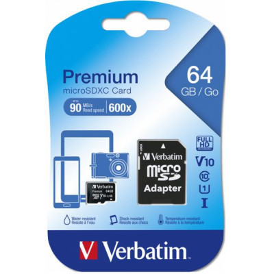 Карта памяти Verbatim 64GB microSDHC Class 10 (44084) Винница - изображение 3