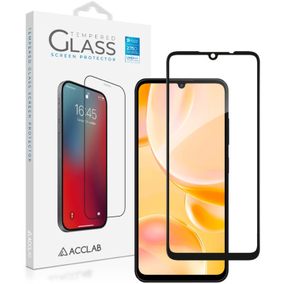Стекло защитное ACCLAB Full Glue ZTE Blade A55 Black (1283126598852) Винница - изображение 1