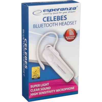 Bluetooth-гарнітура Esperanza Celebes White (EH184W) Вінниця