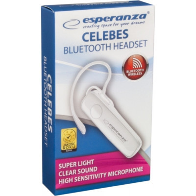 Bluetooth-гарнітура Esperanza Celebes White (EH184W) Вінниця - фото 3
