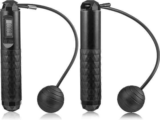 Умная скакалка Gymtek Smart с дисплеем и счетчиком черная Киев