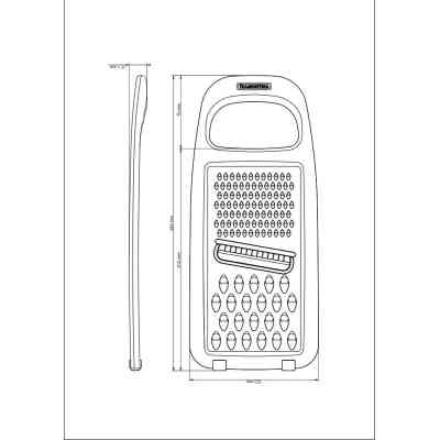 Терка Tramontina Big Hole Utilita Black (25695/100) Винница