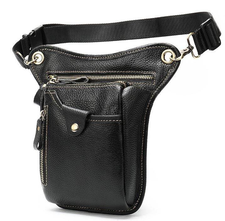 Сумка на пояс Vintage 14659 Чорна Київ - фото 2