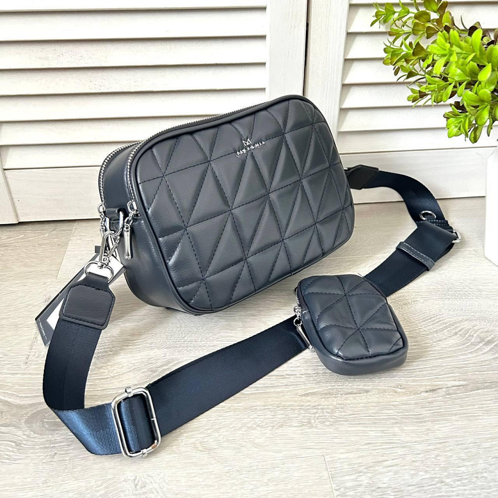 Брендова жіноча сумка крос-боді. Жіноча чорна сумка маленька через плече. 8862 Київ - фото 4