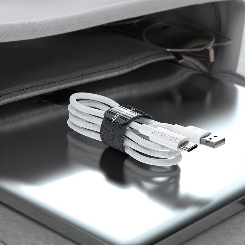 Кабель ACEFAST C18-04 USB-A to USB-C braid charging data cable White Одесса - изображение 6