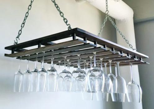 Полиця для келихів "Сейлем" мокко Миколаїв - фото 1