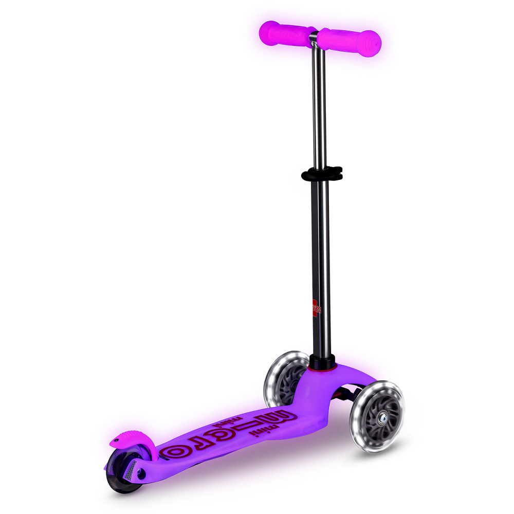 Самокат Micro серії Mini Deluxe Glow LED – Морозний рожевий Дніпро - фото 5