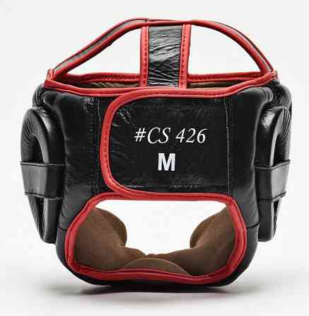 Боксерський шолом Leone Full Cover Black S Каменское