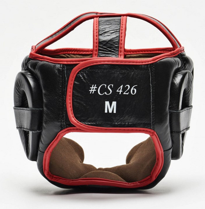 Боксерський шолом Leone Full Cover Black S Каменское - изображение 2