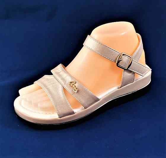 .Женские Сандалии Босоножки на Танкетке Платформе Бежевые Летние (размеры: 38) Днепр