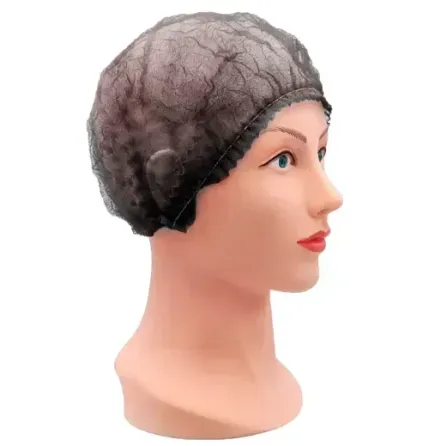 Шапочки медичні CEROS 10 г 21 Блакитні 100 шт./пач. Чорний Київ