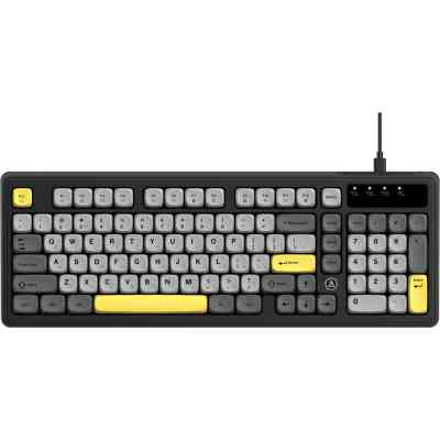 Клавиатура Ajazz AF98 USB UA Black/Grey/Yellow (AF98-BGY) Винница