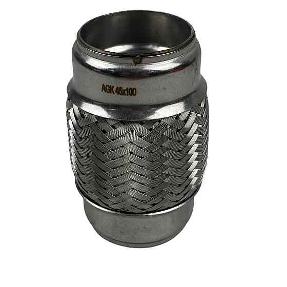 Гофра 45х100 (3-х слойная) Amulet, Шкода Octavia 1.6 длинная AGK глушителя Мукачево