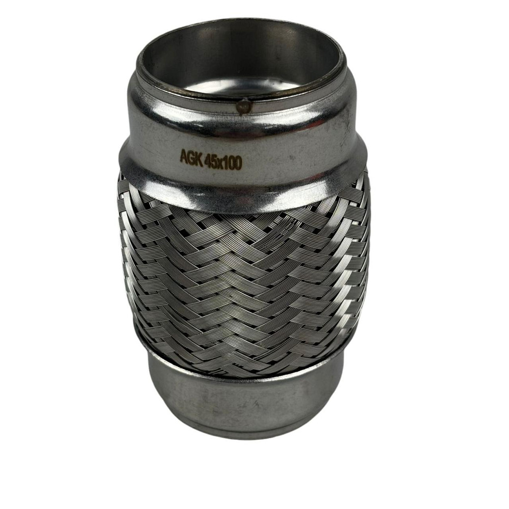 Гофра 45х100 (3-х слойная) Amulet, Шкода Octavia 1.6 длинная AGK глушителя Мукачево - изображение 2