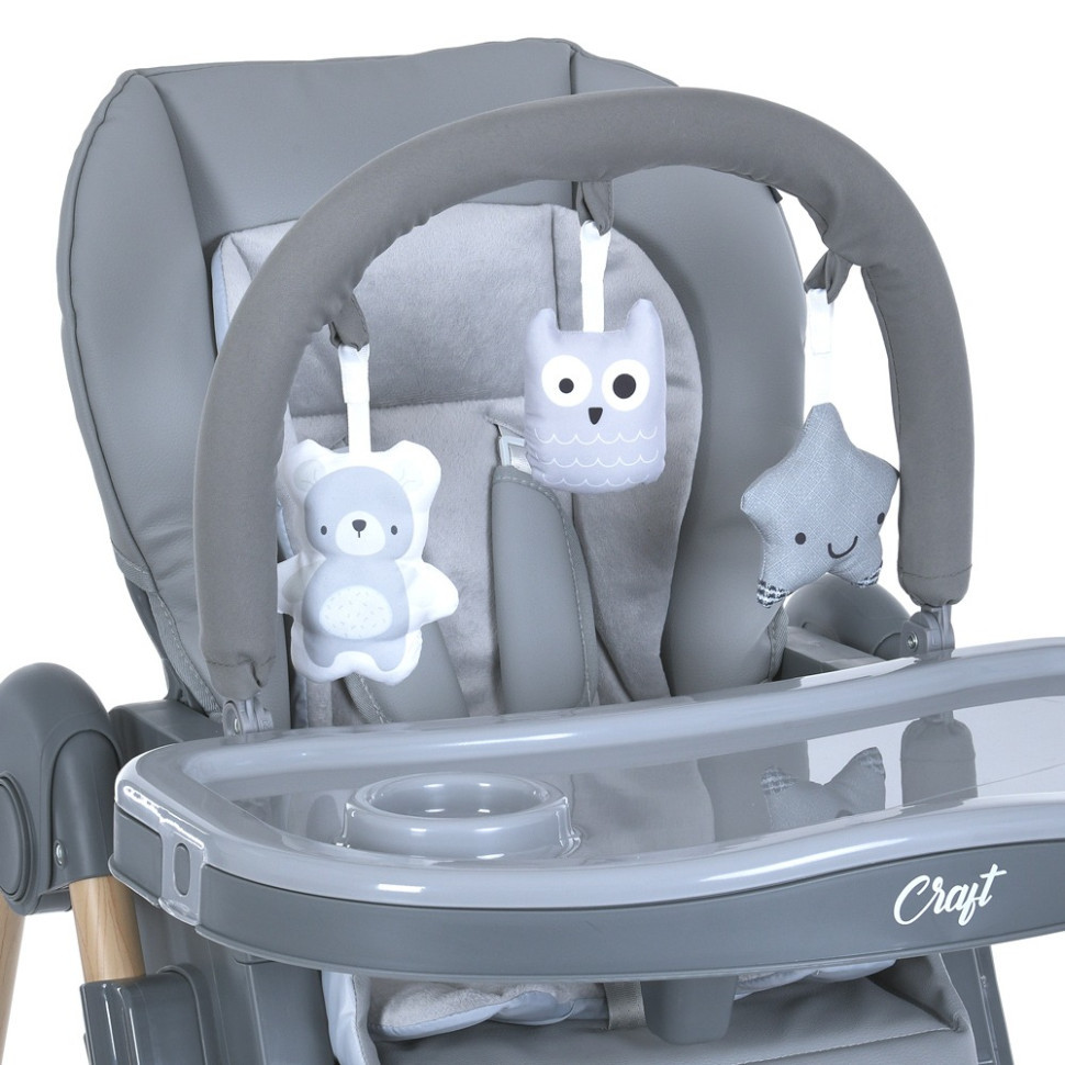 Стільчик для годування CRAFT ME 1115-W Gray, до 15 кг Вінниця - фото 9