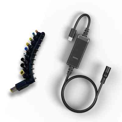 Кабель питания USB-C to DC 100W universal black techno (UC-100W) Винница