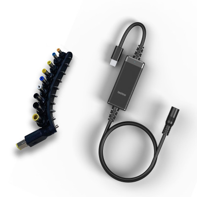 Кабель питания USB-C to DC 100W universal black techno (UC-100W) Винница - изображение 2