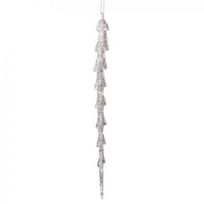 Елочная игрушка Novogod`ko Сосулька 29 см Пластик (974878) Винница
