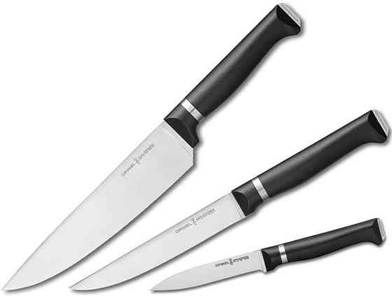 Набір Кухонних Ножів 3 предмета Opinel "Intempora Trio Set" (002224) Нержавіюча сталь Нововолинськ
