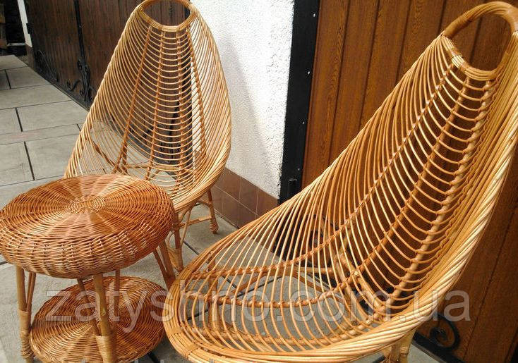 Комплект плетених меблів для балкона Київ - фото 3