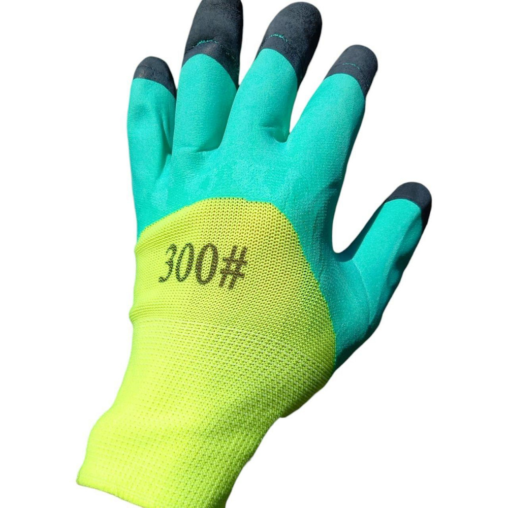 Рукавички робочі чорний палець піна No300 Харків - фото 3