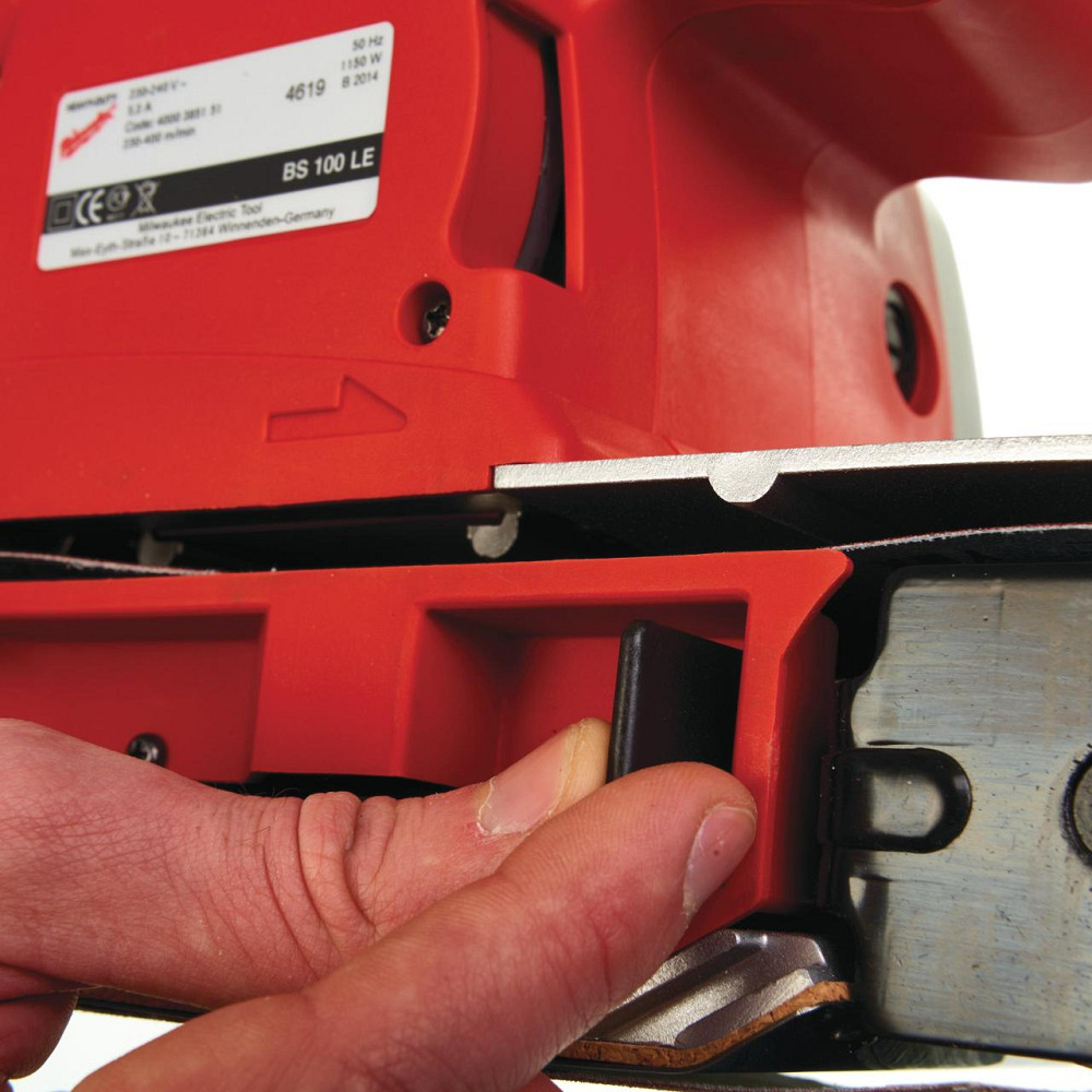 Шліфмашина стрічкова MILWAUKEE, BS 100 LE, 1150Вт, довжина стрічки 620мм Одеса - фото 3