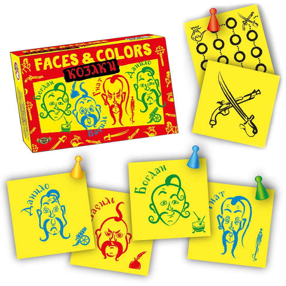 Настільна гра "Козаки" MKZ0818, картки та 20 пластикових фішок Вінниця - фото 1