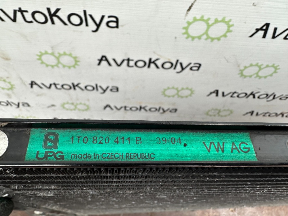 Радіатор кондиціонера VW Caddy 1.9 tdi / 2.0 sdi 2004-2015 (1T0820411B) Ковель - фото 1