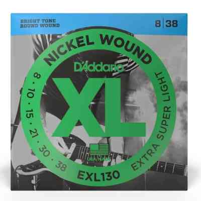 Струни для гітари D'Addario XL Nickel Wound Extra Super Light (08-38) (EXL130) Вінниця
