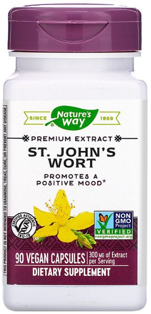 Звіробій Nature's Way St. John's Wort 300 мг 90 капсул Київ - фото 1