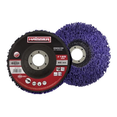 Круг зачистний HAISSER iз вспiненого абразиву 125х22,2 (фіолетовий) (97294) Вінниця - фото 2