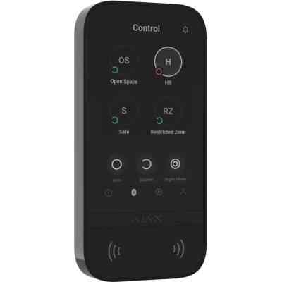 Клавиатура к охранной системе Ajax KeyPad TouchScreen black Винница