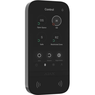 Клавіатура до охоронної системи Ajax KeyPad TouchScreen black Вінниця - фото 4
