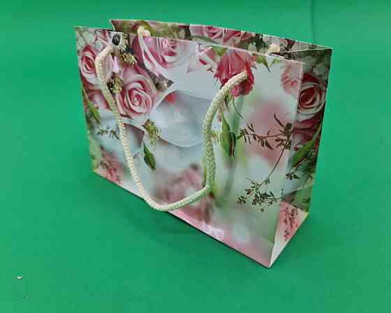 Пакет бумажный малый горизонтальный 11/18/5(арт М009) (12 шт) Харьков