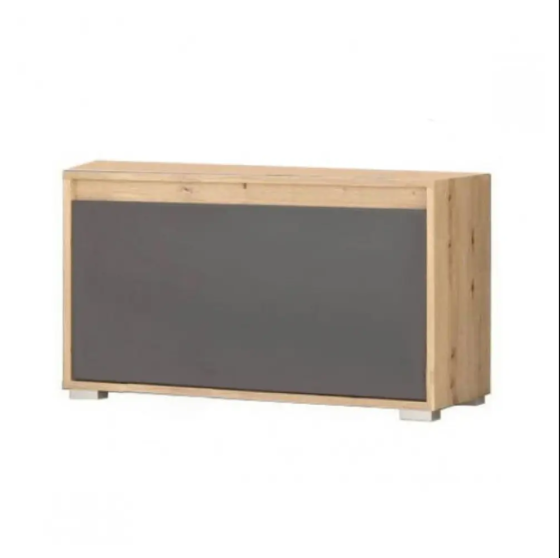 Тумба 1Д Торіно для взуття 761х435х350 мм - Дуб Артизан + Сірий Львів