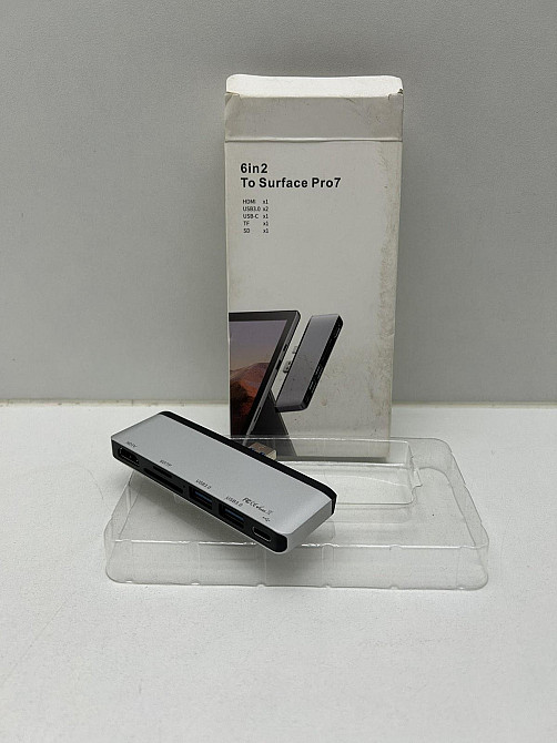 Концентратор, картридер USB Surface Pro 7, перехідний адаптер 6-в-2 Луцьк - фото 1