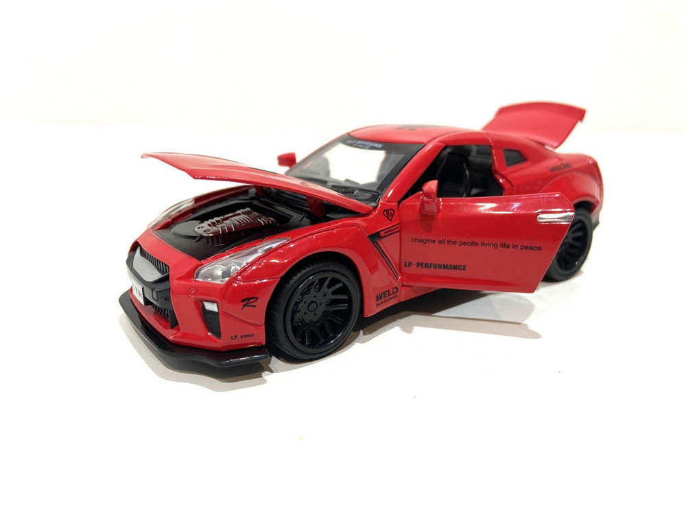 Машина TK Uniion Nissan GTR "Auto Expert- металічне світло, звук, інерційна червона (38071) Чернігів - фото 4