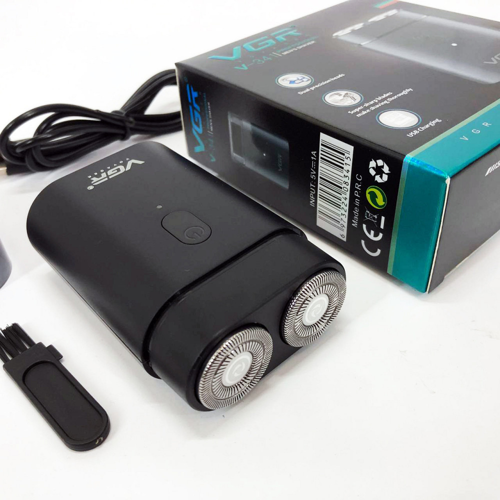 Електробритва для ідеального гоління VGR V-341, Бездротова електрична бритва для гоління ZX-74 Івано-Франківськ - фото 9