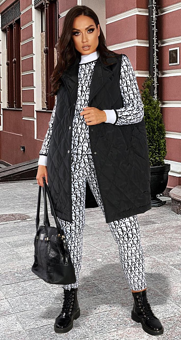 Теплий в'язаний костюм (48-52) Київ - фото 7