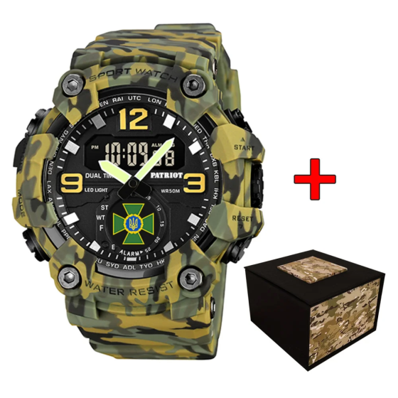 Patriot 003CMGRDPS ДПС Зелений камуфляж + Коробка. Київ