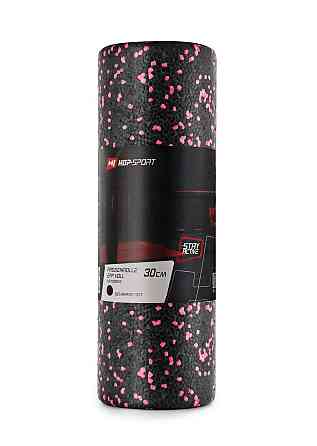 Роллер масажер (валик, ролик) заповнений Hop-Sport EPP 30см HS-P030SYG чорно-червоний Киев