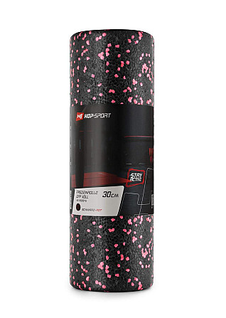 Роллер масажер (валик, ролик) заповнений Hop-Sport EPP 30см HS-P030SYG чорно-червоний Киев - изображение 2