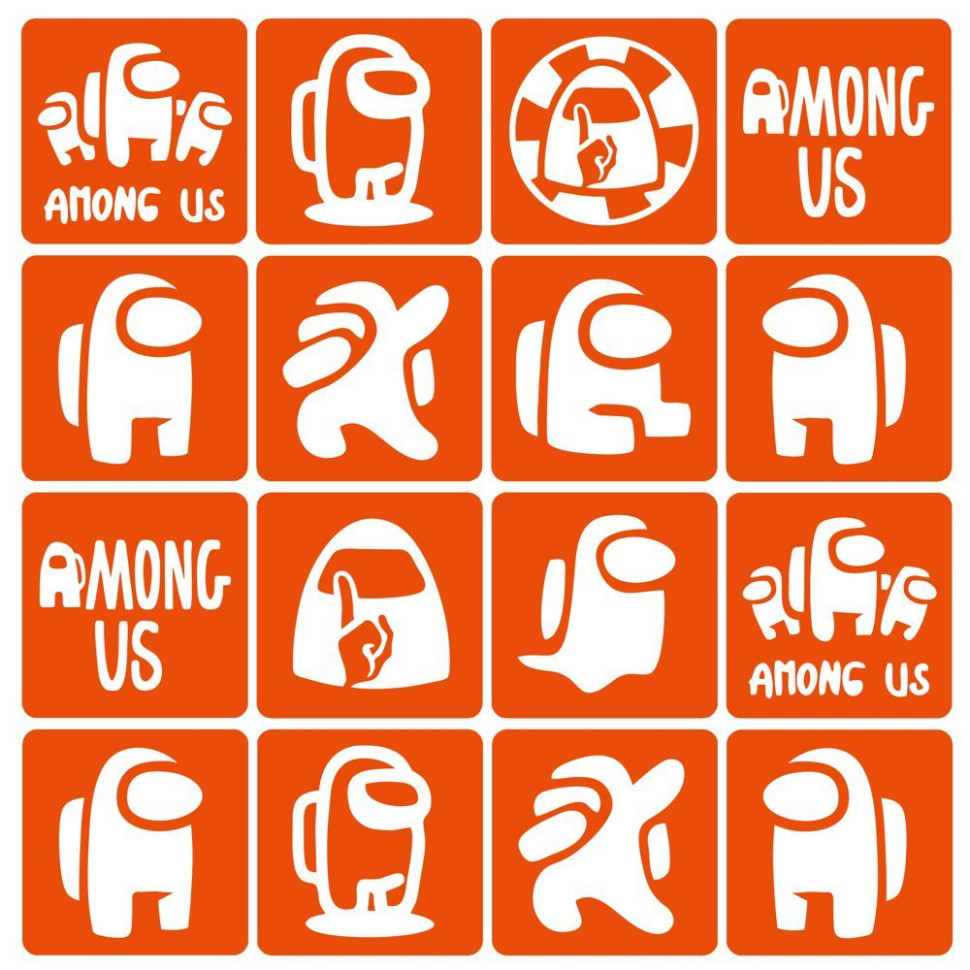 Набор трафаретов для био-тату 