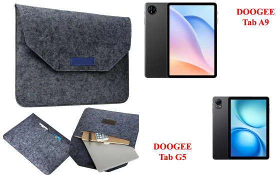 Сумка Wool из войлока для планшета DOOGEE Tab A9, DOOGEE Tab G5 Киев
