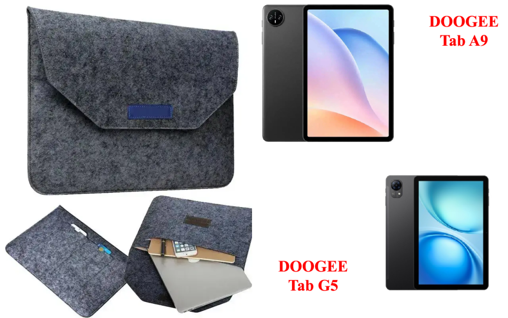 Сумка Wool из войлока для планшета DOOGEE Tab A9, DOOGEE Tab G5 Киев - изображение 1